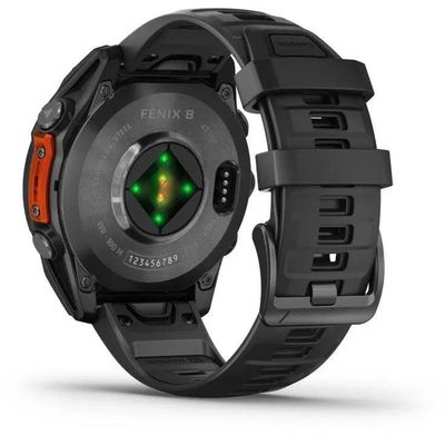 Garmin fenix® 8 – 47 mm, AMOLED, SIate Grey, silikonový řemínek