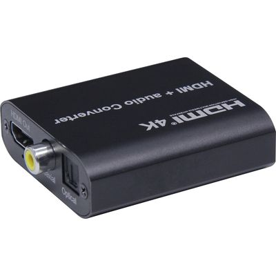 PremiumCord HDMI 4K Audio extractor s oddělením audia na stereo jack, SPDIF Toslink, RCA