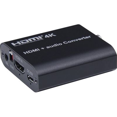 PremiumCord HDMI 4K Audio extractor s oddělením audia na stereo jack, SPDIF Toslink, RCA