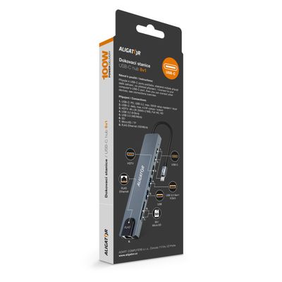 Aligator USB-C Hub 8v1
