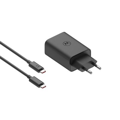 Motorola SJMC682 TurboPower 68W + kabel 1m USB-C/USB-C černá
