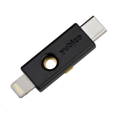 YubiKey 5Ci - USB-C, Lightning, klíč/token s vícefaktorovou autentizaci, podpora Smart Card (2FA)