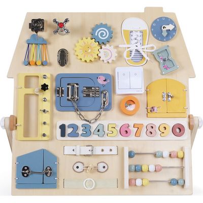 2Kids Toys Activity board Senzorická deska Domeček