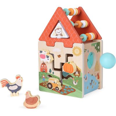 2Kids Toys Motorická kostka Farma 2 v 1