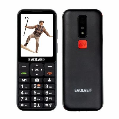 EVOLVEO EasyPhone LT černý - rozbalené / použité