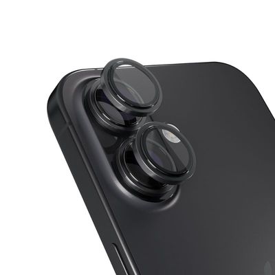 Epico Aluminium Lens Protector for Apple iPhone 16/16 Plus - černá