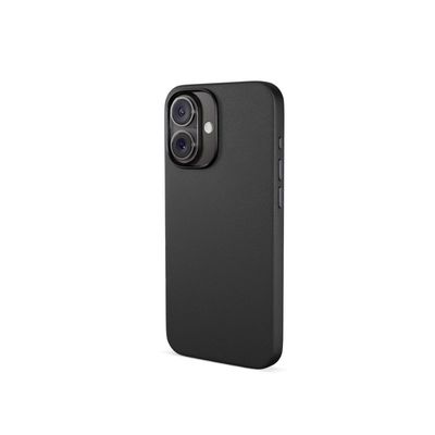 Epico Mag+ Leather Case iPhone 16 - černá