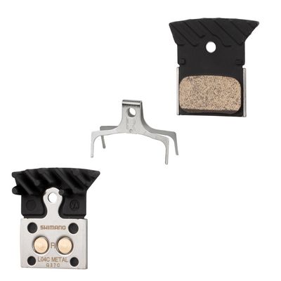 brzdové destičky Shimano L04C-MF kov+chladič Flat mount 1 pár