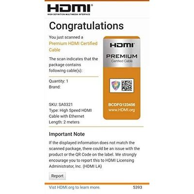 PremiumCord 4K HDMI 2.0b High Speed + Ethernet kabel, zlacené konektory, 1,5m
