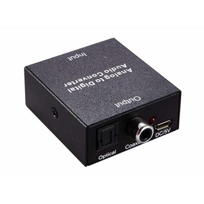Převodník PremiumCord z analogového signálu 2xCINCH na digitální SPDIF a optický Toslink