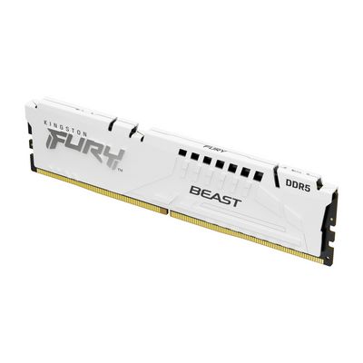 Kingston Fury Beast White DIMM DDR5 32GB 6000MHz, AMD EXPO, bílá (Kit 2x 16GB)