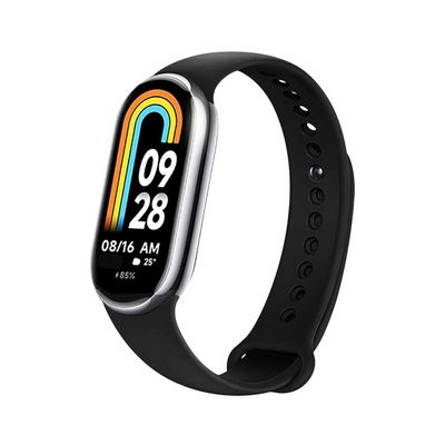 Silikonový řemínek FIXED Silicone Strap pro Xiaomi Mi Band 8/Smart Band 9, černý