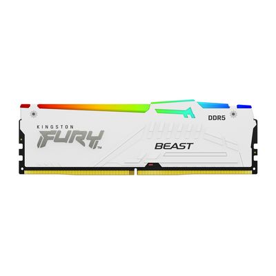 Kingston Fury Beast White DDR5 32GB 6000MHz CL30 RGB chladič AMD EXPO