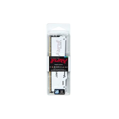 Kingston Fury Beast White DDR5 32GB 6000MHz CL30 RGB chladič AMD EXPO