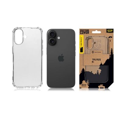 Tactical TPU Plyo Kryt pro Apple iPhone 16 Transparent