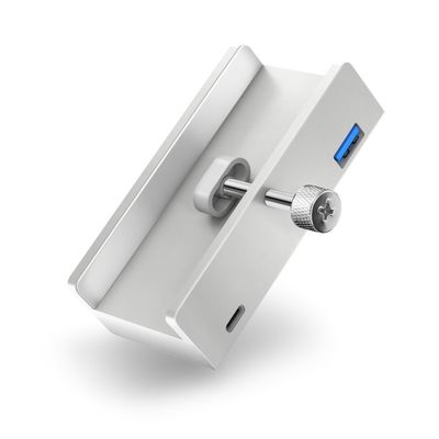 CONNECT IT USB DeskHub 4v1 na desku stolu, stříbrný
