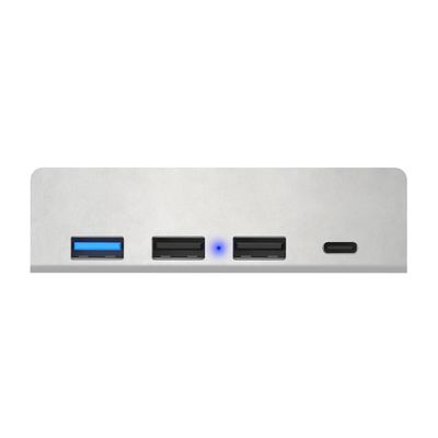 CONNECT IT USB DeskHub 4v1 na desku stolu, stříbrný
