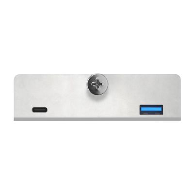 CONNECT IT USB DeskHub 4v1 na desku stolu, stříbrný