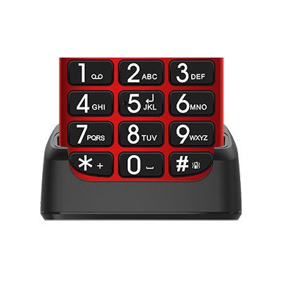 EVOLVEO EasyPhone FL červený