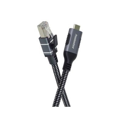 Ethernetový kabel USB-C -> LAN RJ45 10/100/1000 MBIT délka 2m