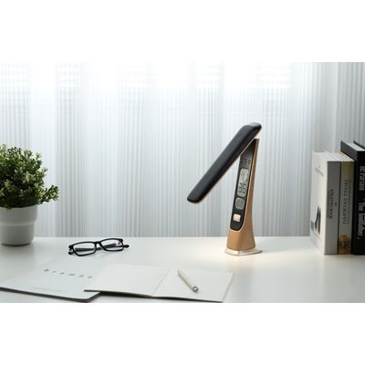 IMMAX LED stolní lampička WOOD imitace dřeva