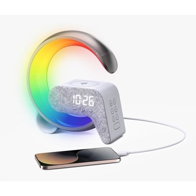 IMMAX LED relaxační lampička FLAMINGO stříbrná