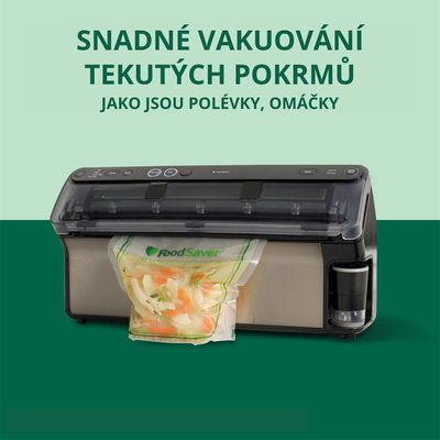 FoodSaver VS5910X Vakuová svářečka fólií Elite All-in-One Liquid+