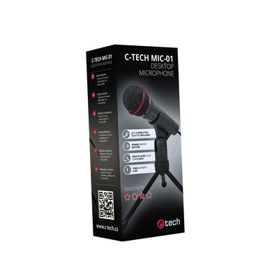 C-TECH MIC-01 (rozbaleno) - rozbalené / použité
