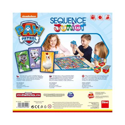 Dino Rodinná hra Sequence Junior Tlapková patrola
