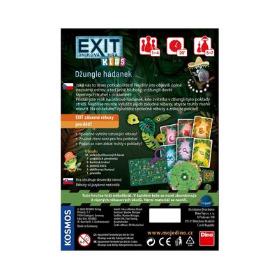 Dino Exit úniková hra pro děti: Džungle hádanek