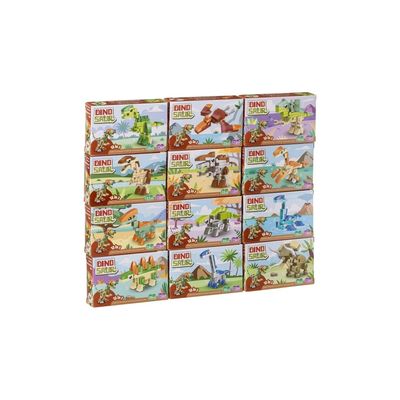 L-W Toys Set kostek Dinosaurus 12 v 1