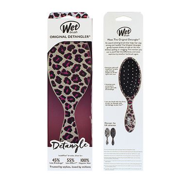 Wet Brush Original Detangler Safari kartáč na vlasy Pink Leopard