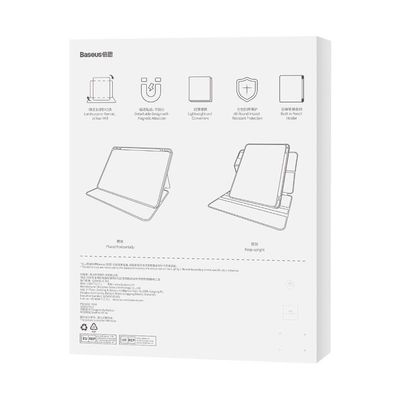 Baseus Minimalist Series magnetický kryt na Apple iPad 10.2, černá