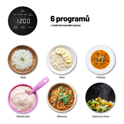Lauben Multifunction Rice Cooker 1200WR Rose Gold Edition - rýžovar