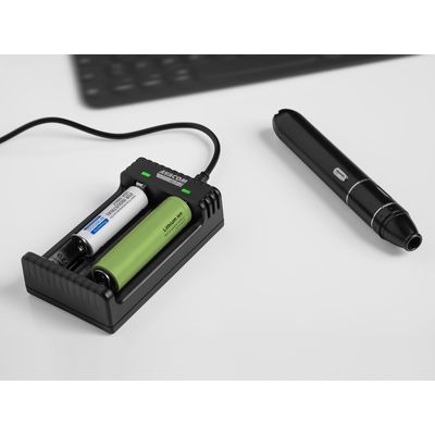 AVACOM ALF-2 - USB nabíječka baterií Li-Ion 18650, Ni-MH AA, AAA