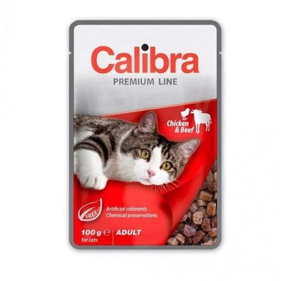 Calibra Cat Premium Adult Chicken & Beef 100g