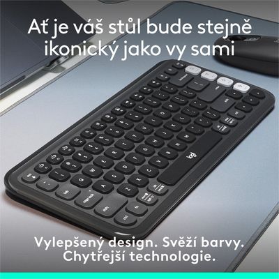 Logitech POP ICON KEYS, Graphite , US INTL
