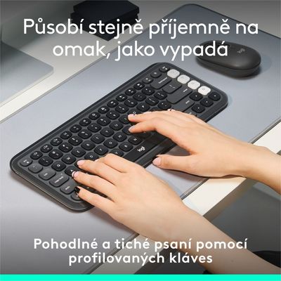 Logitech POP ICON KEYS, Graphite , US INTL