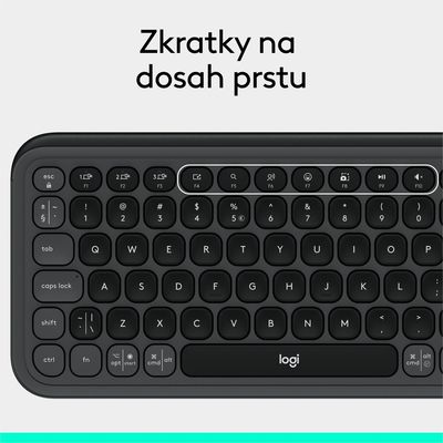 Logitech POP ICON KEYS, Graphite , US INTL