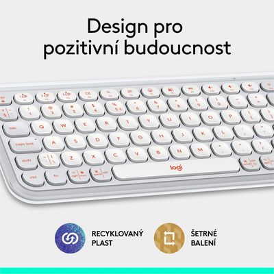 Logitech POP ICON KEYS, White, US INTL