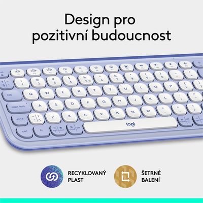 Logitech POP ICON KEYS, Lilac, US INTL