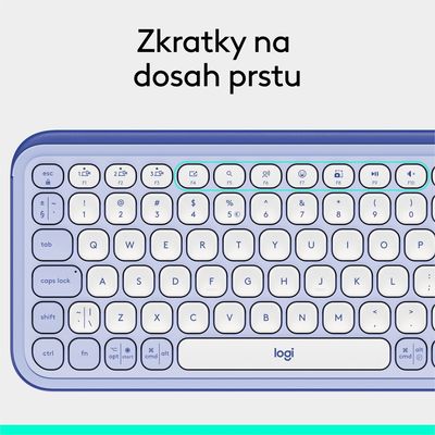Logitech POP ICON KEYS, Lilac, US INTL