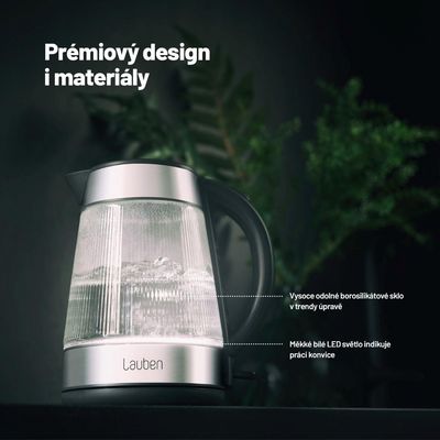 Lauben Glass Electric Kettle 17GG - rychlovarná konvice