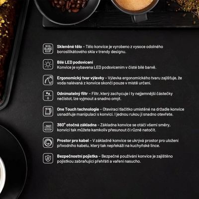 Lauben Glass Electric Kettle 17GG - rychlovarná konvice