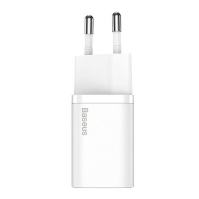 Rychlonabíječka do sítě Baseus Super Si USB-C PD QC 20W bílá