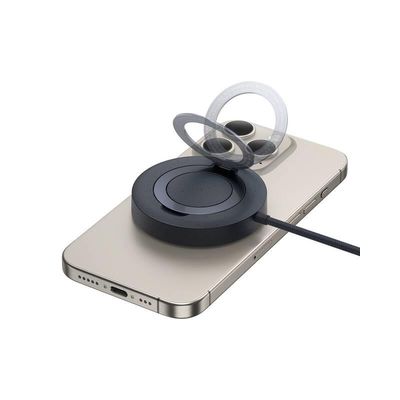 Bezdrátová nabíjecí magnetická podložka Baseus Simple Mini4 Qi2 15W černá