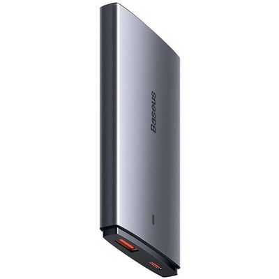 Nabíječka do sítě Baseus GaN5 Pro Ultra Slim USB-C/USB-A 65 W šedá