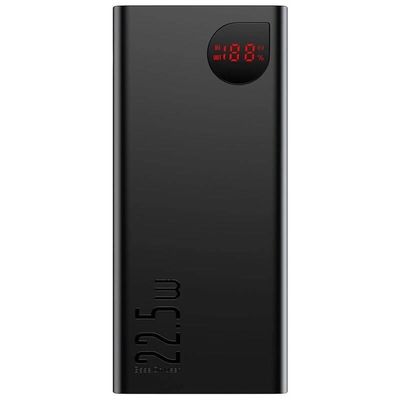Power banka Baseus Adaman 10000mAh 22,5W 2x USB/Lightning/USB-C černá