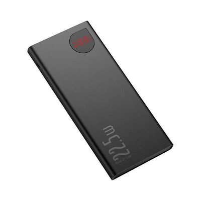 Power banka Baseus Adaman 10000mAh 22,5W 2x USB/Lightning/USB-C černá