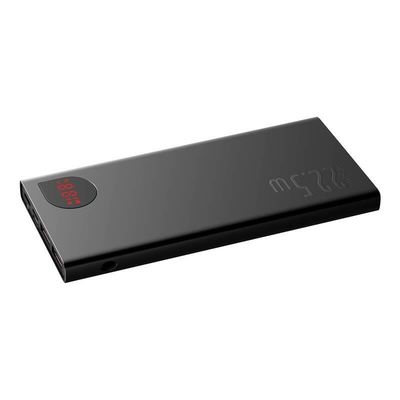 Power banka Baseus Adaman 10000mAh 22,5W 2x USB/Lightning/USB-C černá